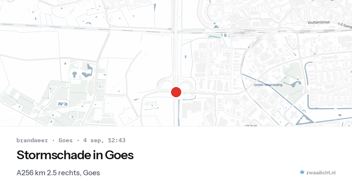 Stormschade in Goes — 4 sep 2026