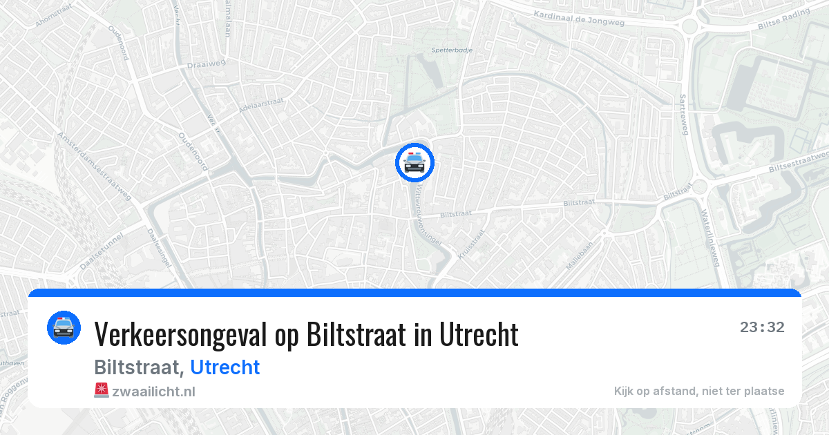 Verkeersongeval op Biltstraat in Utrecht — 17 jul 2026