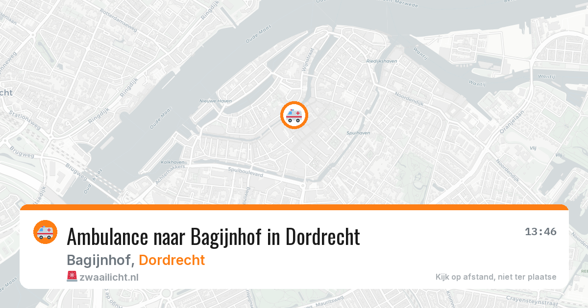 Ambulance naar Bagijnhof in Dordrecht — 17 jul 2026