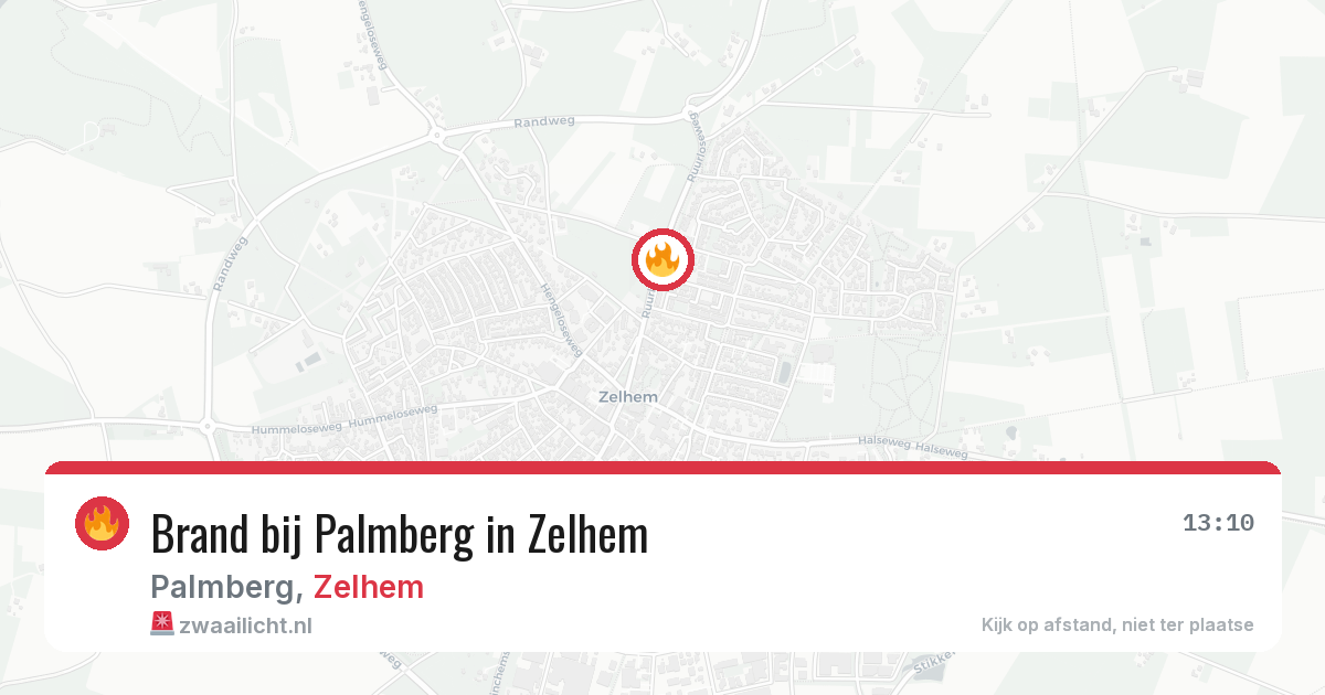 Brand bij Palmberg in Zelhem — 26 jun 2026