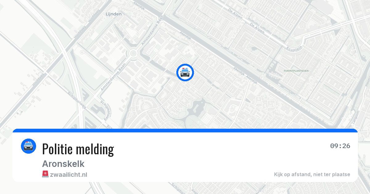 Politie melding — 8 apr 2026