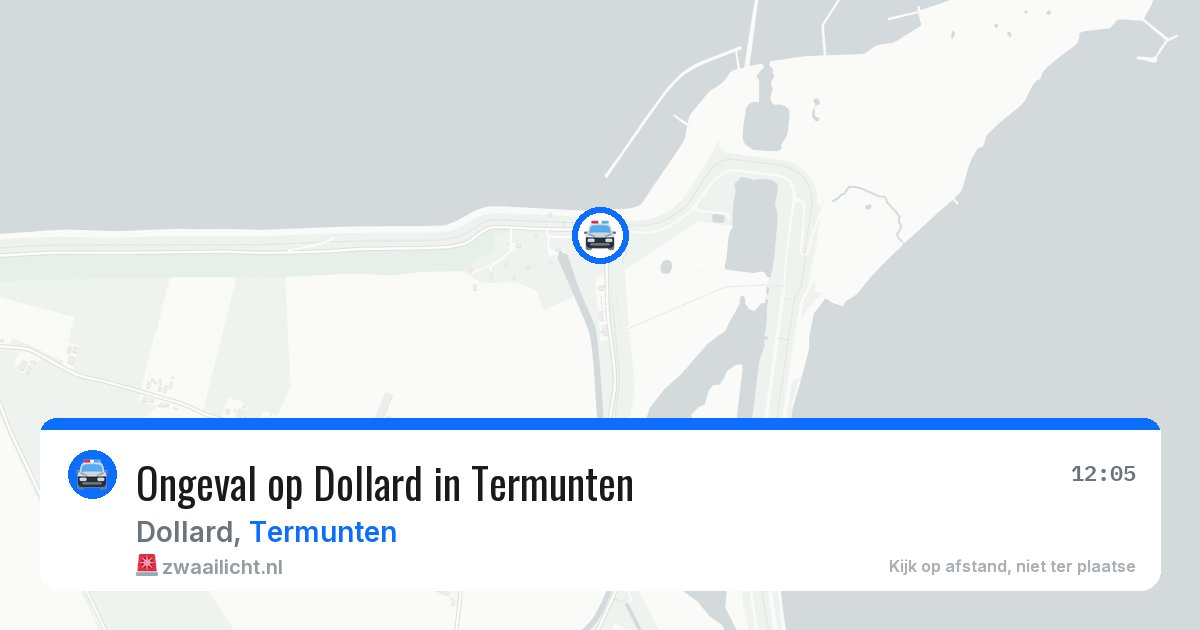 Ongeval op Dollard in Termunten — 10 mei 2026