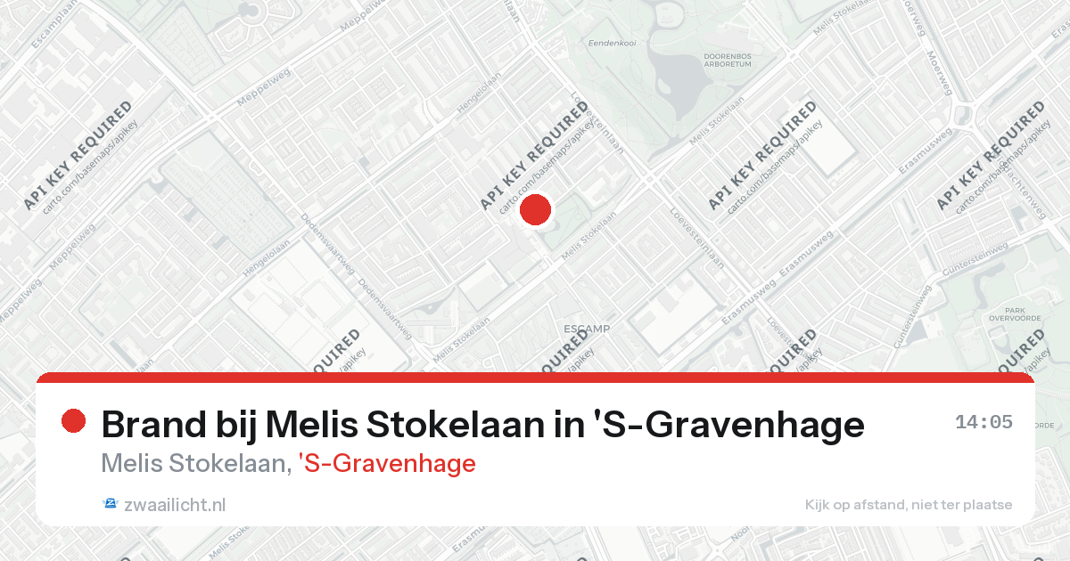 Brand bij Melis Stokelaan in 'S-Gravenhage — 26 aug 2026