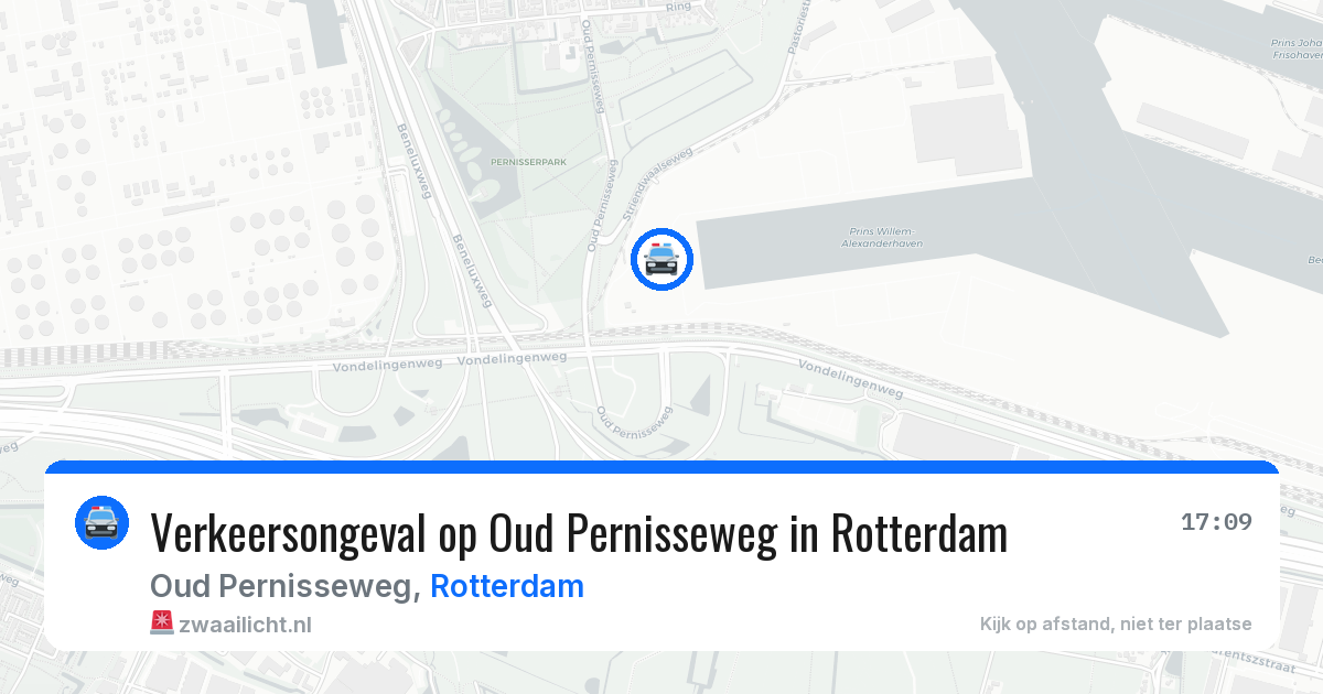 Verkeersongeval op Oud Pernisseweg in Rotterdam — 3 apr 2026