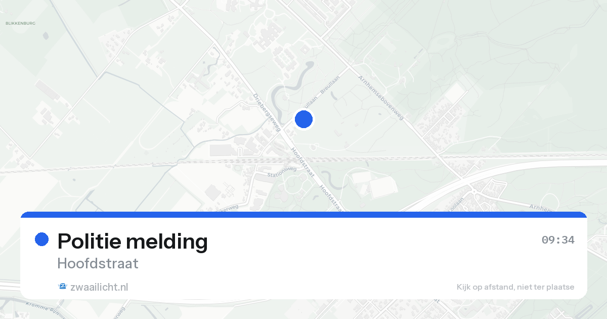 Politie melding — 12 mei 2026