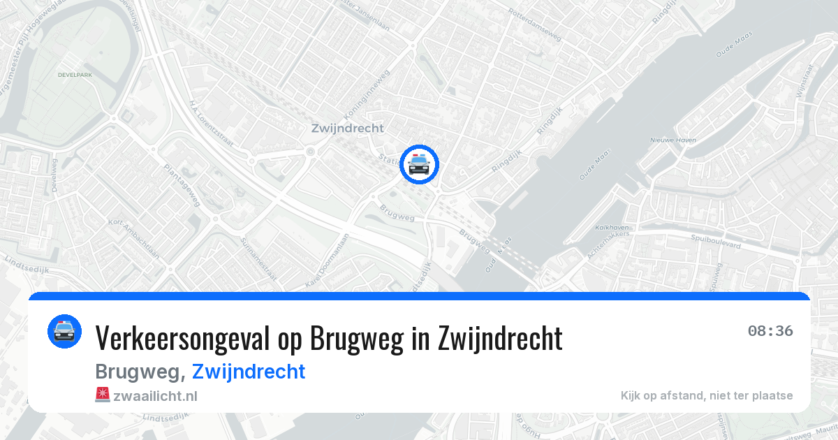 Verkeersongeval op Brugweg in Zwijndrecht — 10 aug 2026