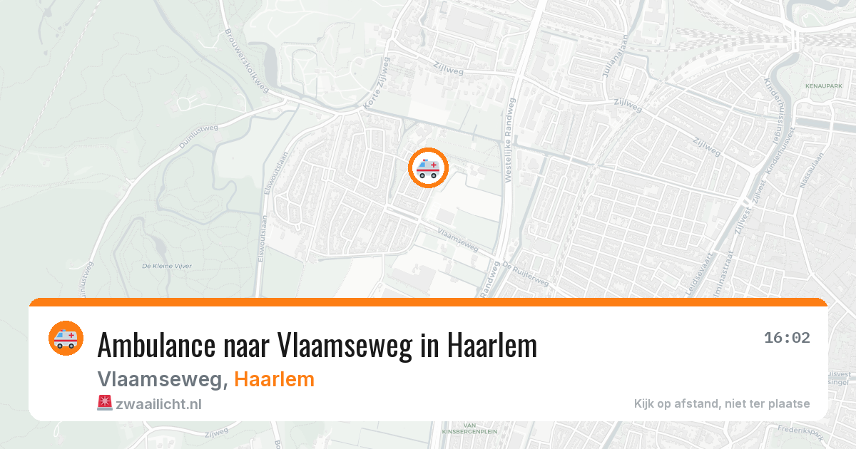 Ambulance naar Vlaamseweg in Haarlem — 13 mei 2026