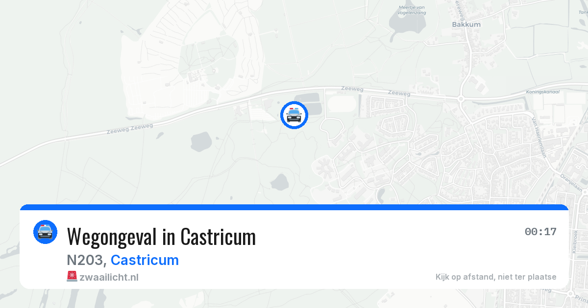 Wegongeval in Castricum — 1 mei 2026
