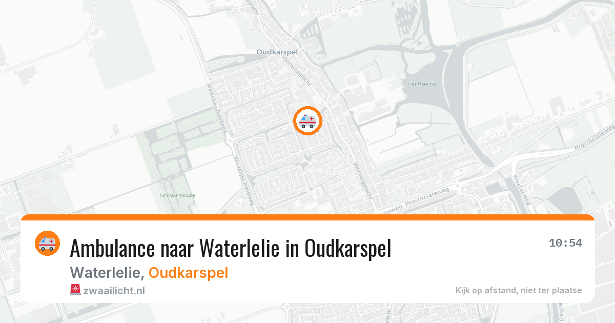 Ambulance naar Waterlelie in Oudkarspel — 2 apr 2026