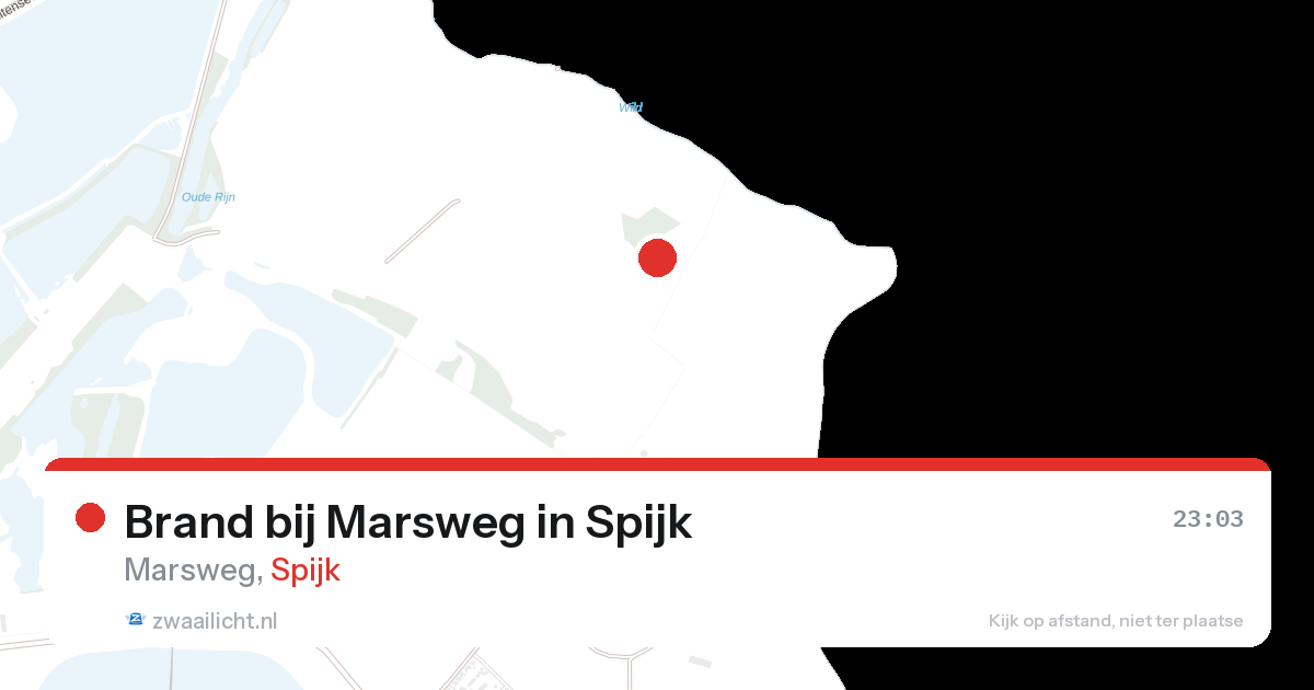 Brand bij Marsweg in Spijk — 24 aug 2026