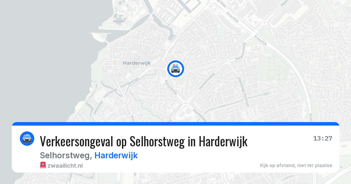 Verkeersongeval op Selhorstweg in Harderwijk — 5 jul 2026