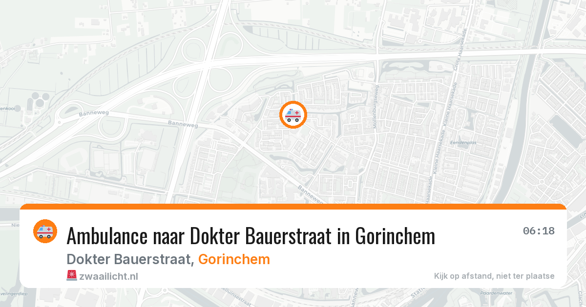 Ambulance naar Dokter Bauerstraat in Gorinchem — 29 jan 2026
