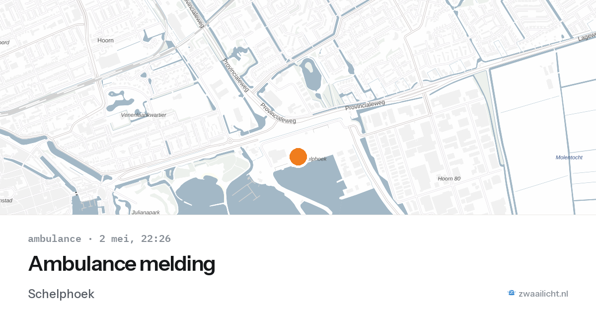 Ambulance melding — 2 mei 2026