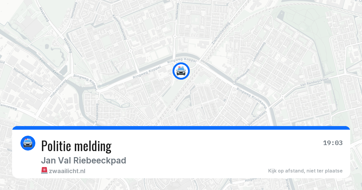 Politie melding — 22 jun 2026