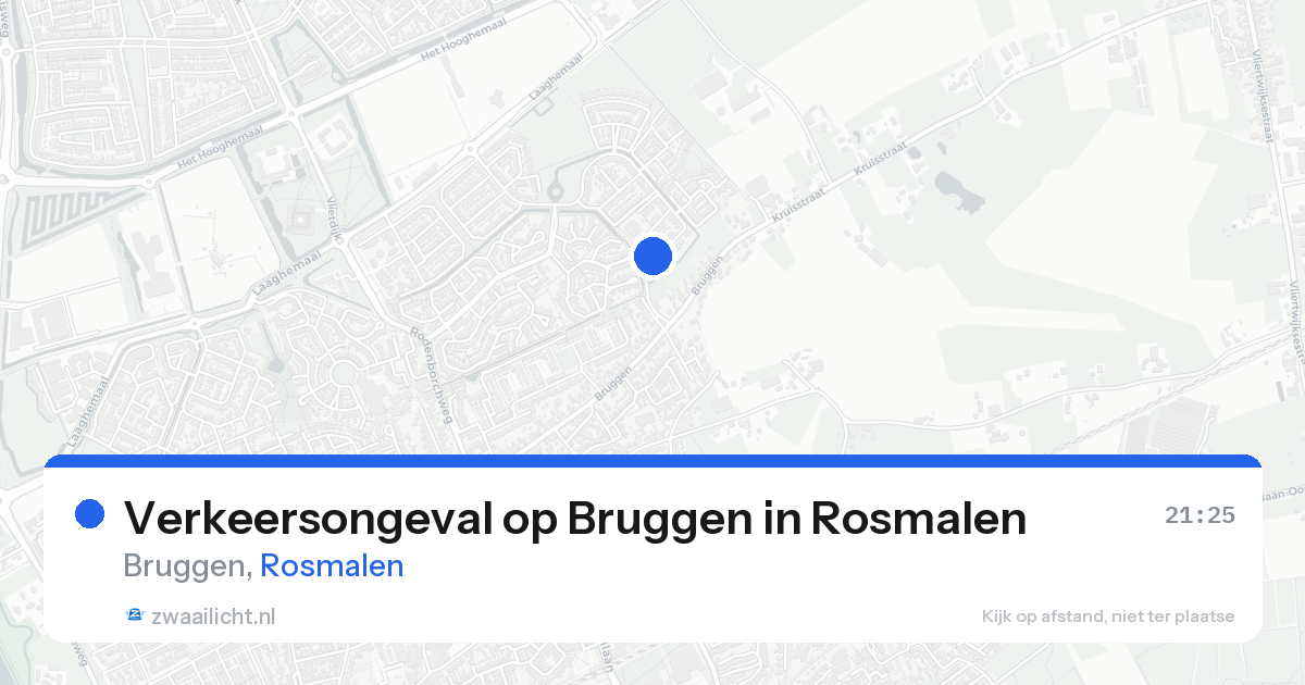 Verkeersongeval op Bruggen in Rosmalen — 23 aug 2026