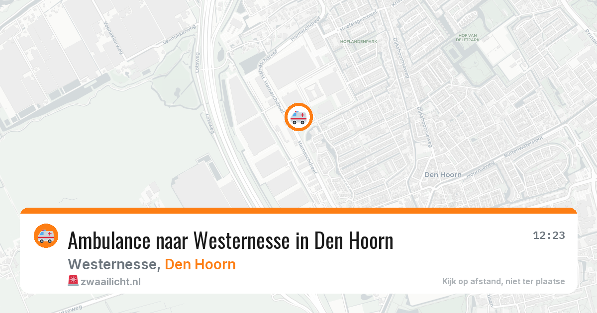 Ambulance naar Westernesse in Den Hoorn — 1 jun 2026