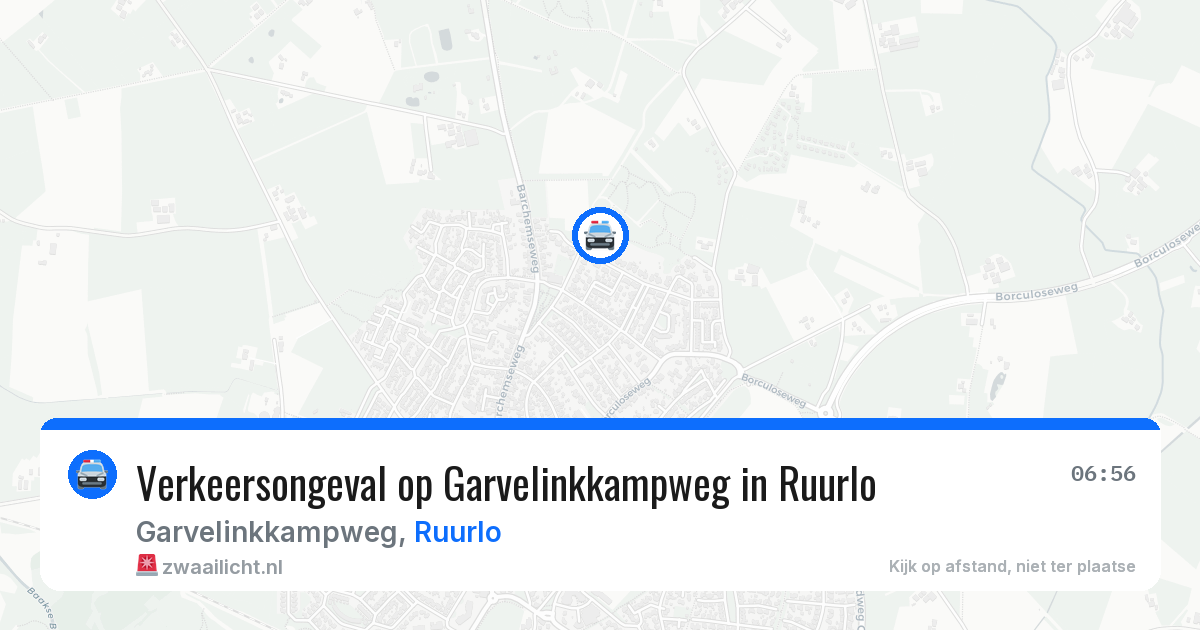 Verkeersongeval op Garvelinkkampweg in Ruurlo — 1 mei 2026
