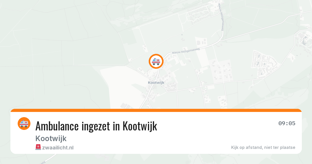 Ambulance ingezet in Kootwijk — 2 aug 2026