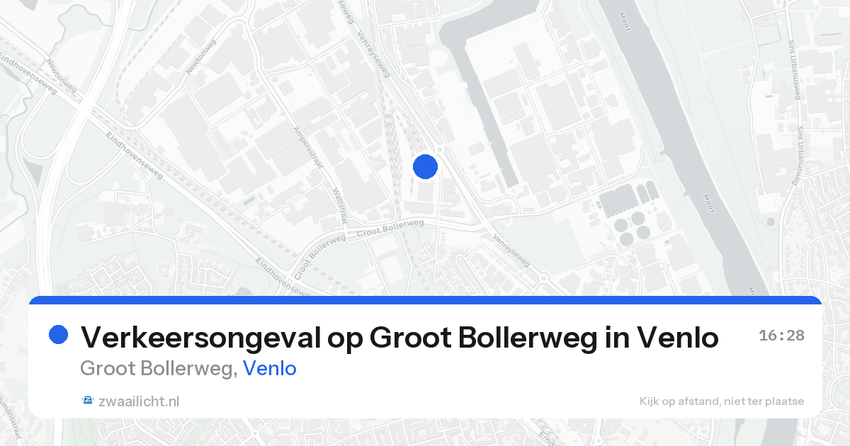 Verkeersongeval op Groot Bollerweg in Venlo — 19 aug 2026