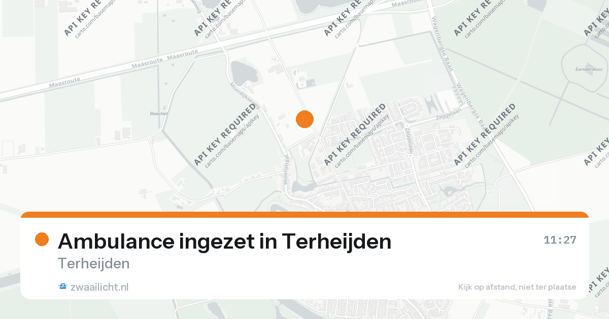 Ambulance ingezet in Terheijden — 25 aug 2026