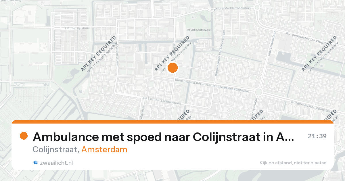 Ambulance met spoed naar Colijnstraat in Amsterdam — 31 jan 2026