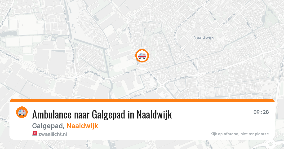 Ambulance naar Galgepad in Naaldwijk — 17 apr 2026