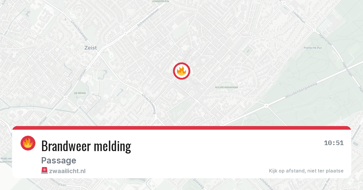 Brandweer melding — 12 apr 2026