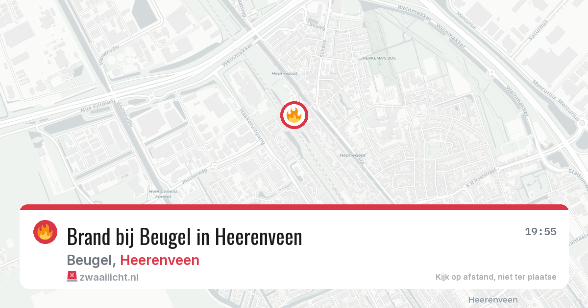 Brand bij Beugel in Heerenveen — 12 jun 2026