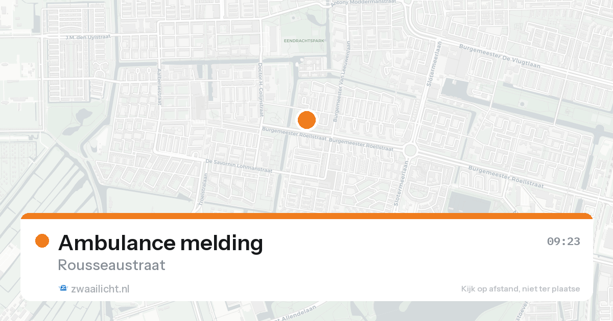 Ambulance melding — 31 jan 2026