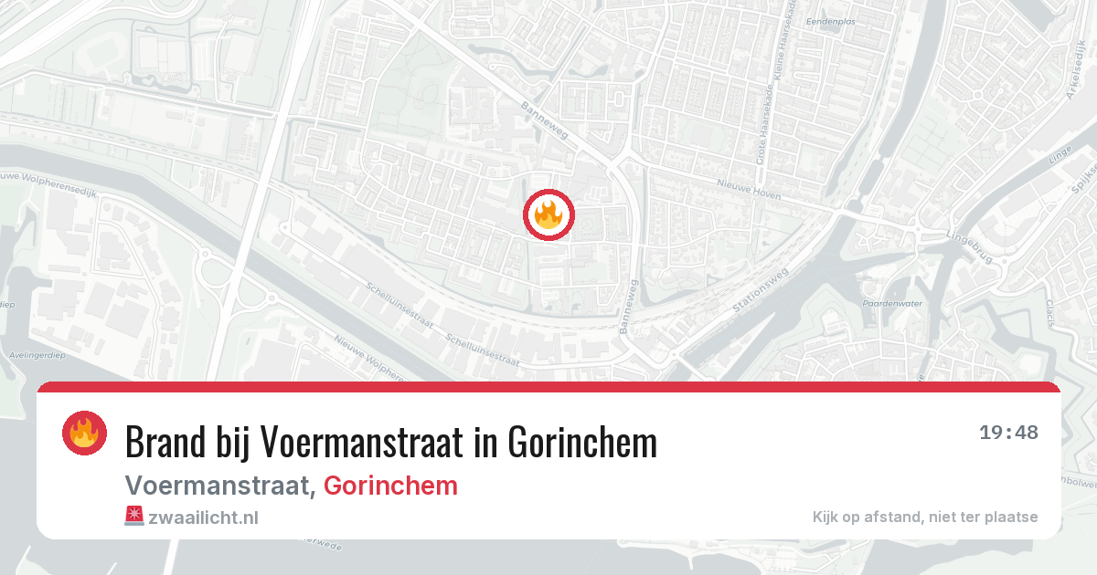Brand bij Voermanstraat in Gorinchem — 24 jun 2026