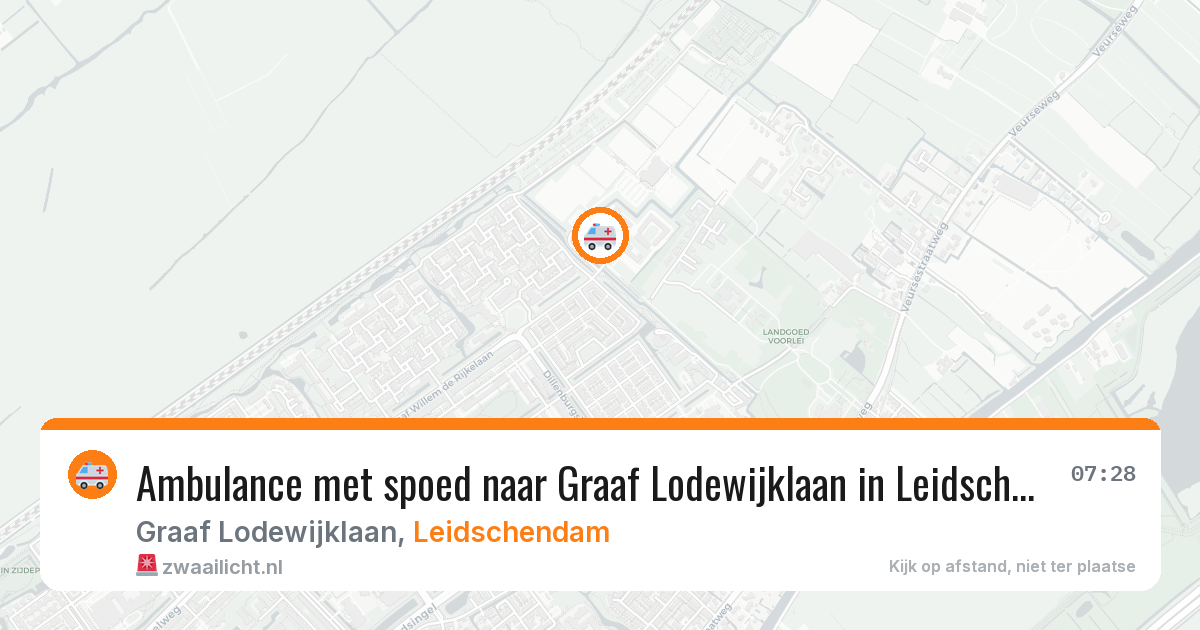 Ambulance met spoed naar Graaf Lodewijklaan in Leidschendam — 20 mei 2026