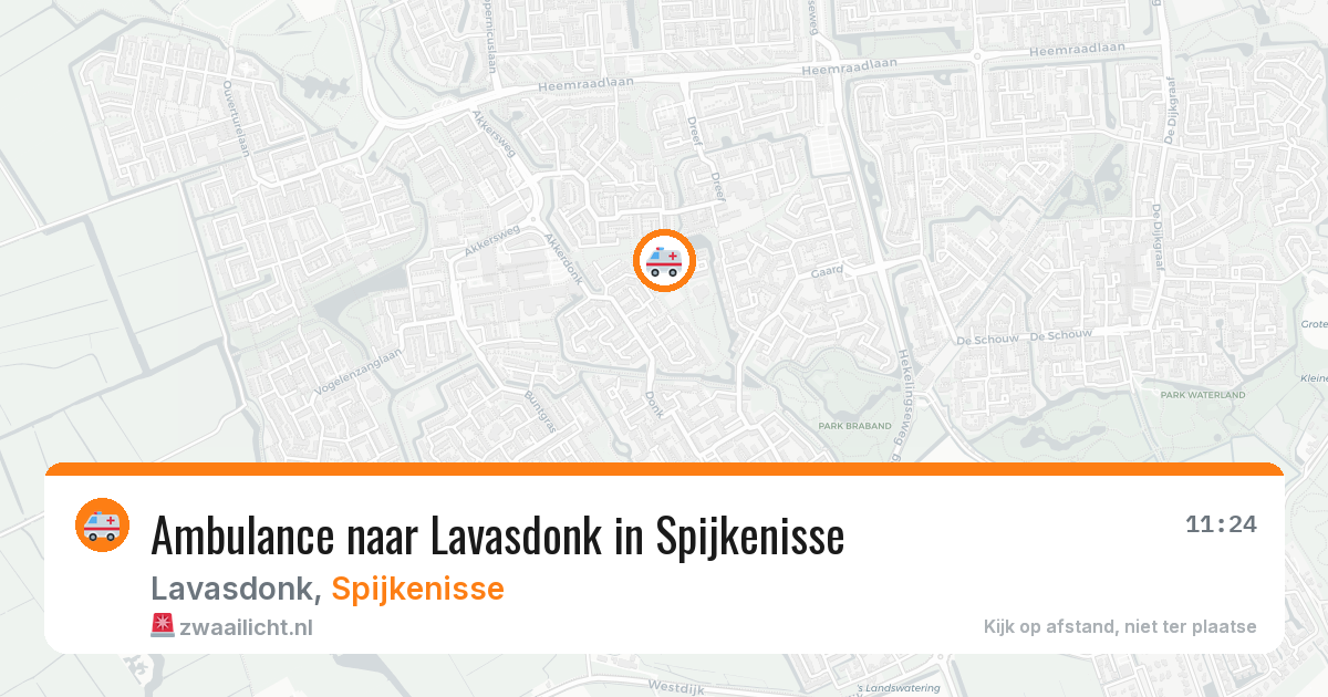 Ambulance naar Lavasdonk in Spijkenisse — 14 aug 2026