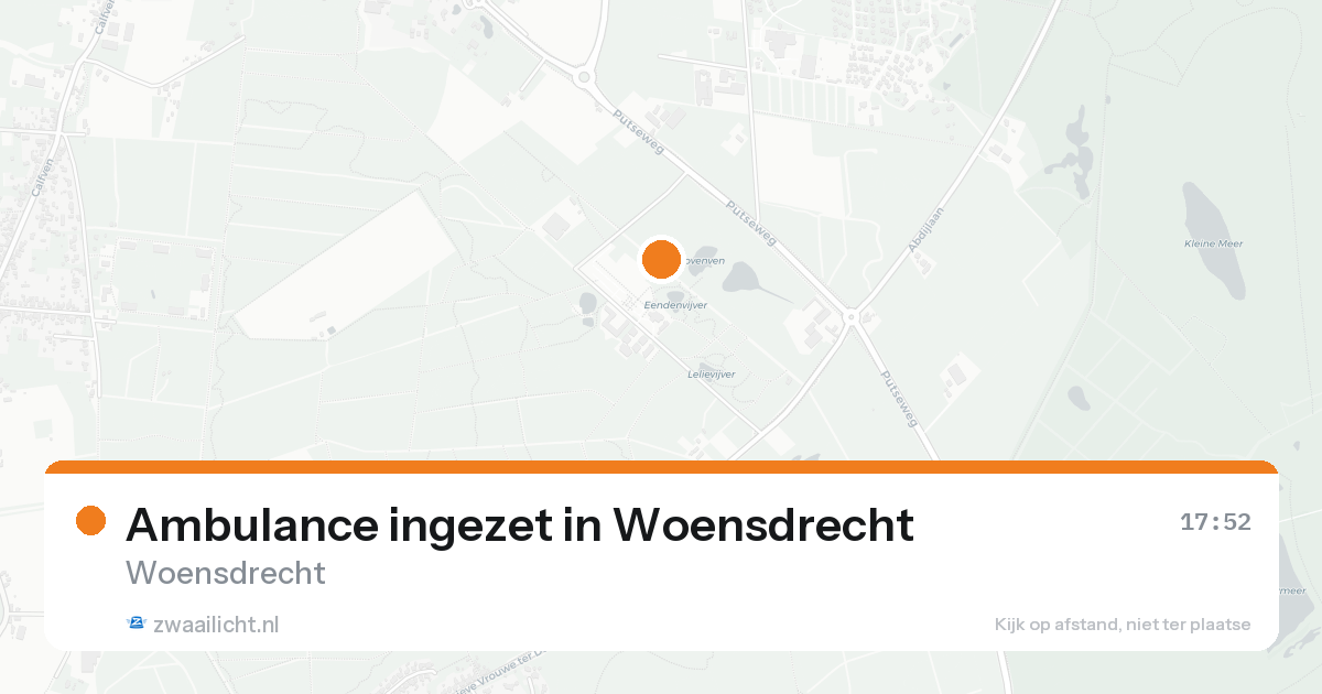 Ambulance ingezet in Woensdrecht — 18 aug 2026