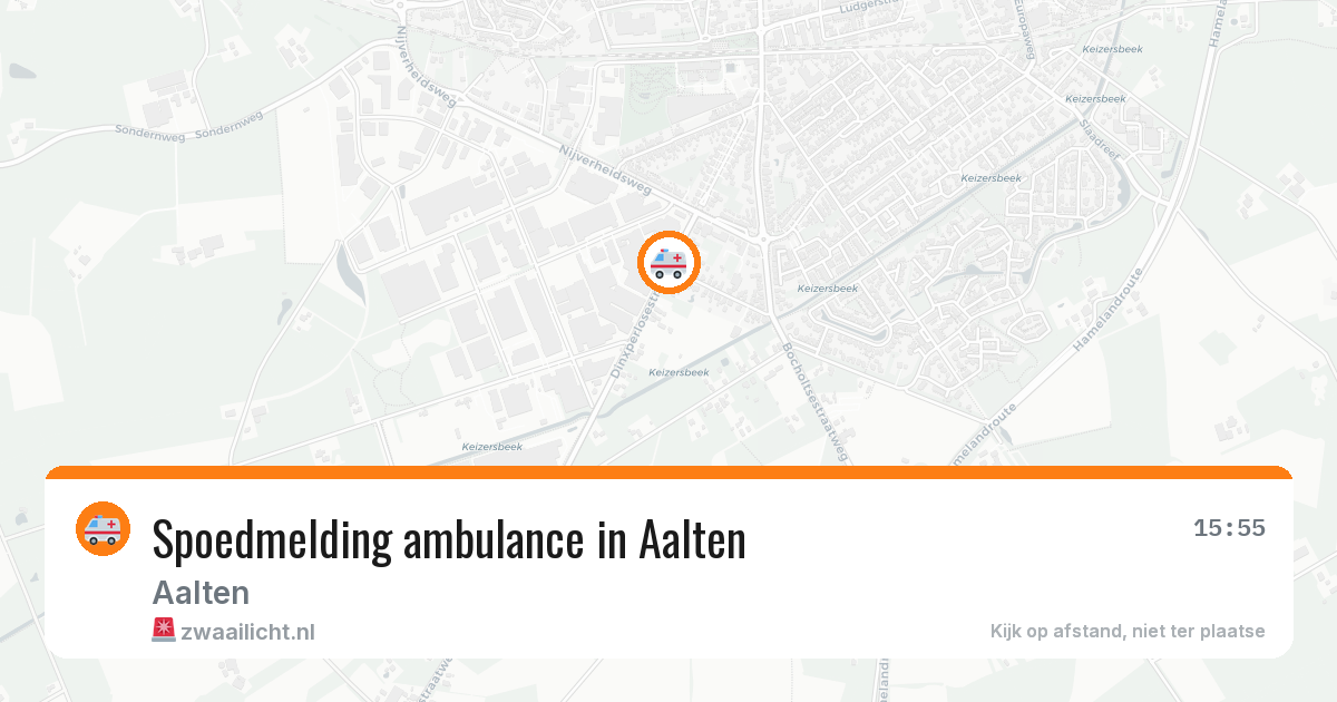 Spoedmelding ambulance in Aalten — 8 mei 2026