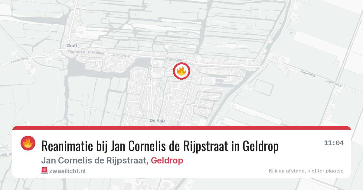Reanimatie bij Jan Cornelis de Rijpstraat in Geldrop — 24 jan 2026
