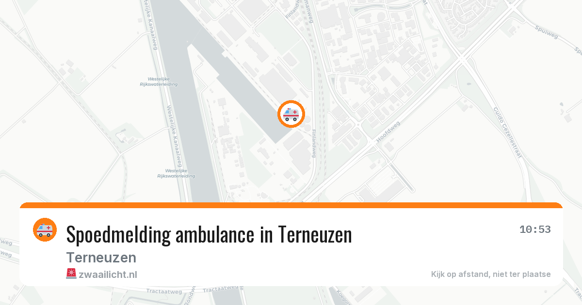 Spoedmelding ambulance in Terneuzen — 5 mrt 2026