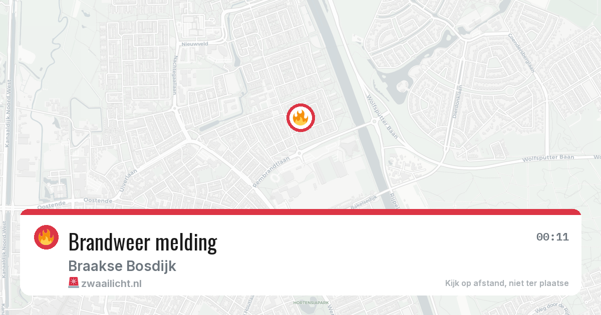 Brandweer melding — 2 jun 2026