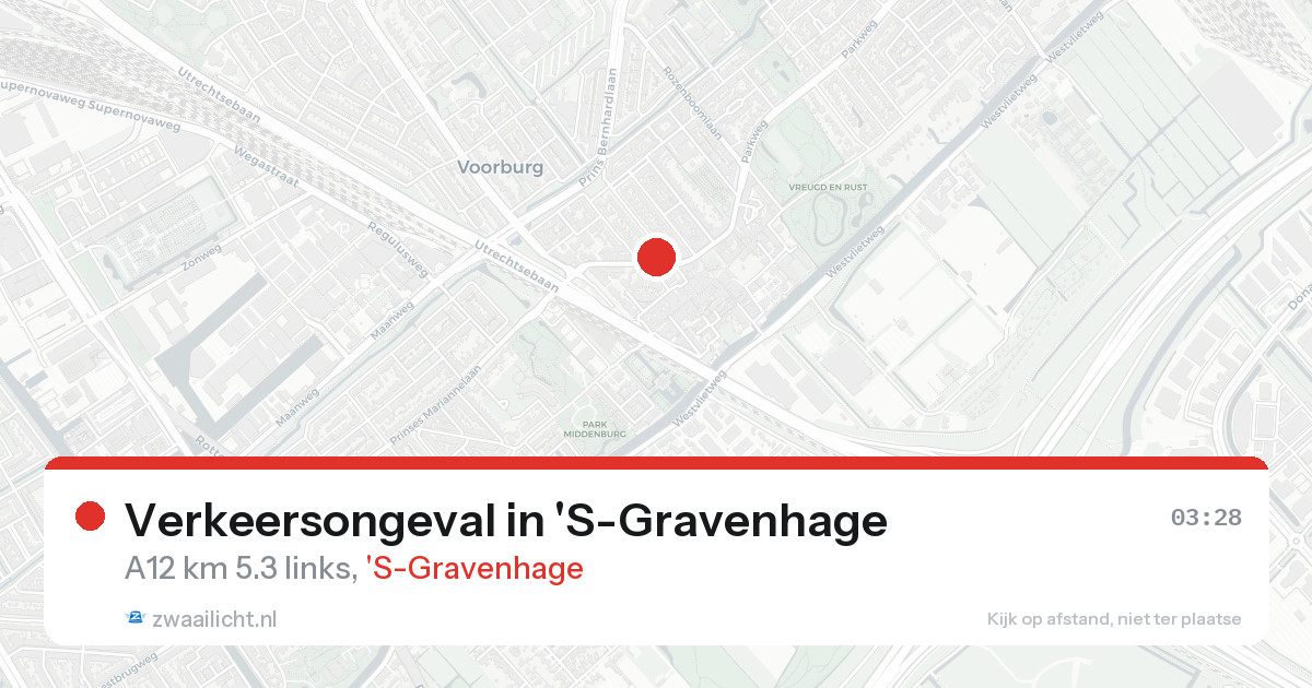 Verkeersongeval in 'S-Gravenhage — 18 aug 2026