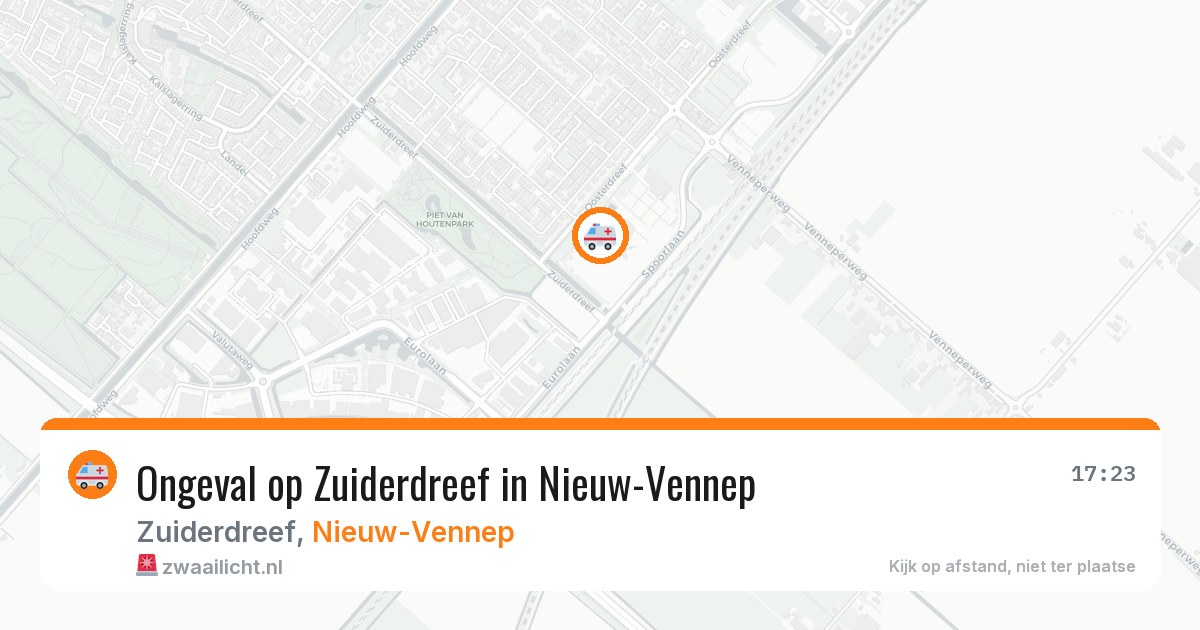Ongeval op Zuiderdreef in Nieuw-Vennep — 28 jan 2026