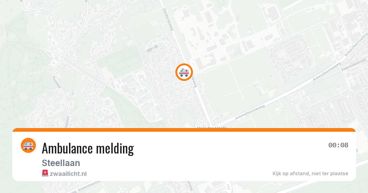 Ambulance melding — 6 mei 2026