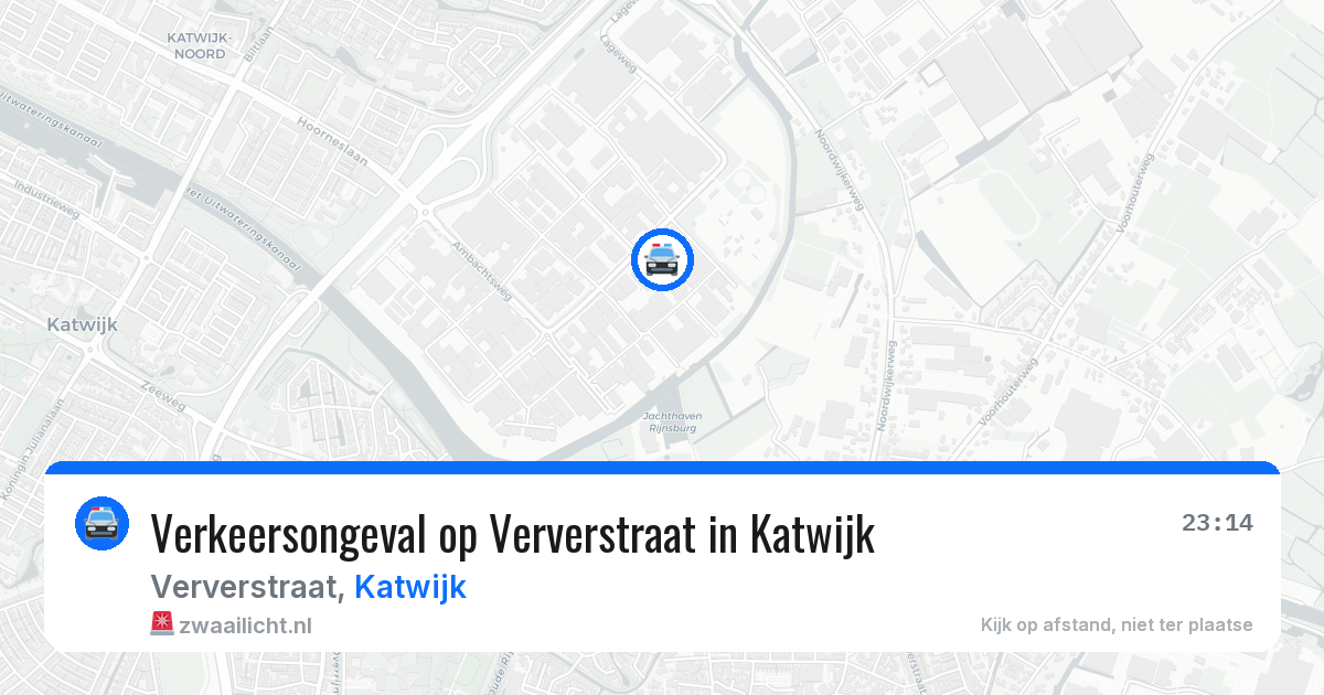Verkeersongeval op Ververstraat in Katwijk — 27 apr 2026