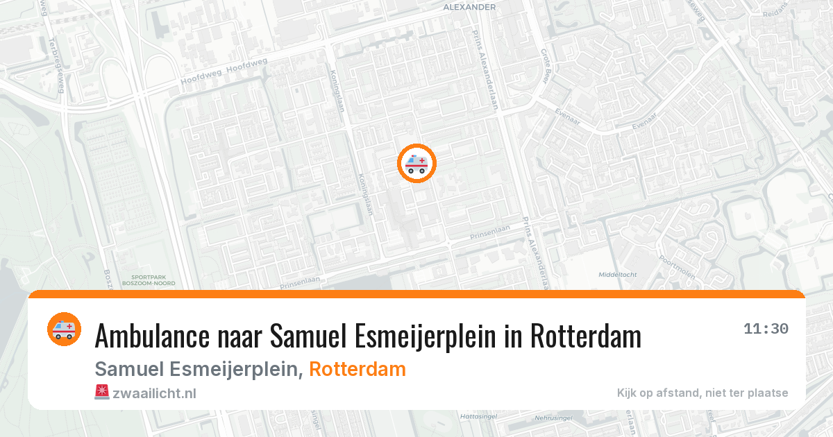 Ambulance naar Samuel Esmeijerplein in Rotterdam — 19 jun 2026