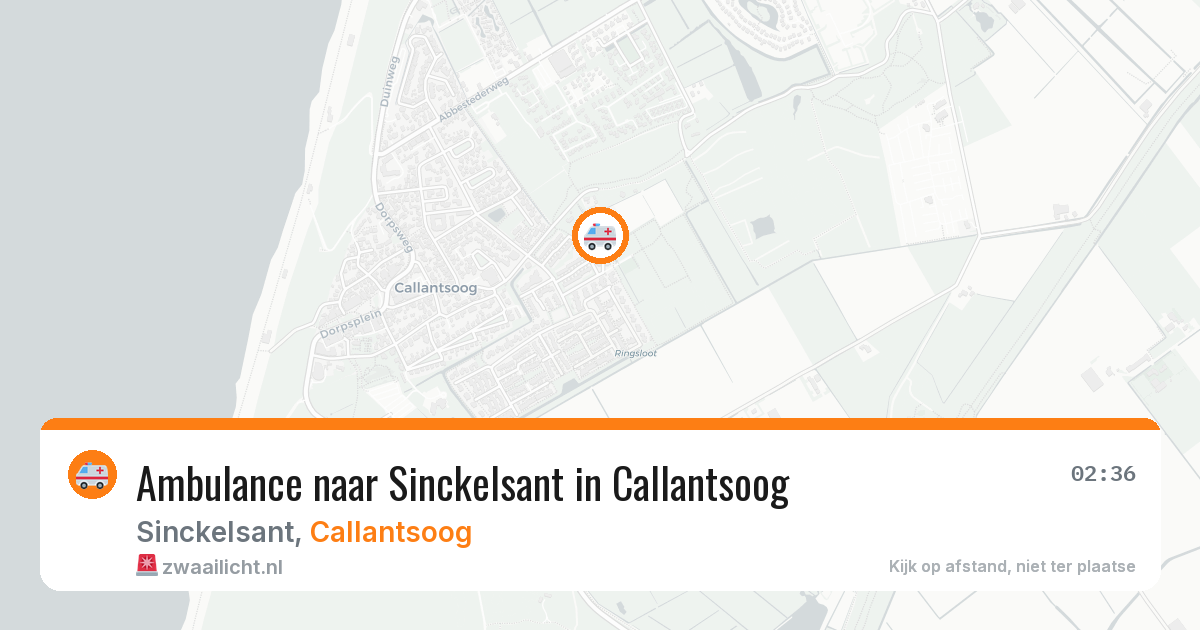 Ambulance naar Sinckelsant in Callantsoog — 13 jun 2026