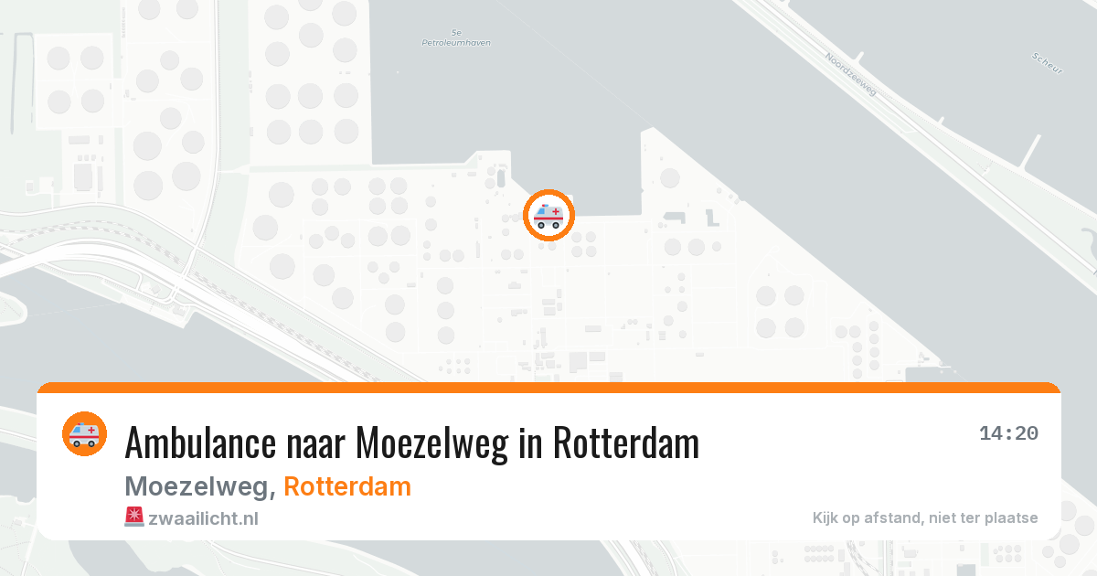 Ambulance naar Moezelweg in Rotterdam — 18 mei 2026