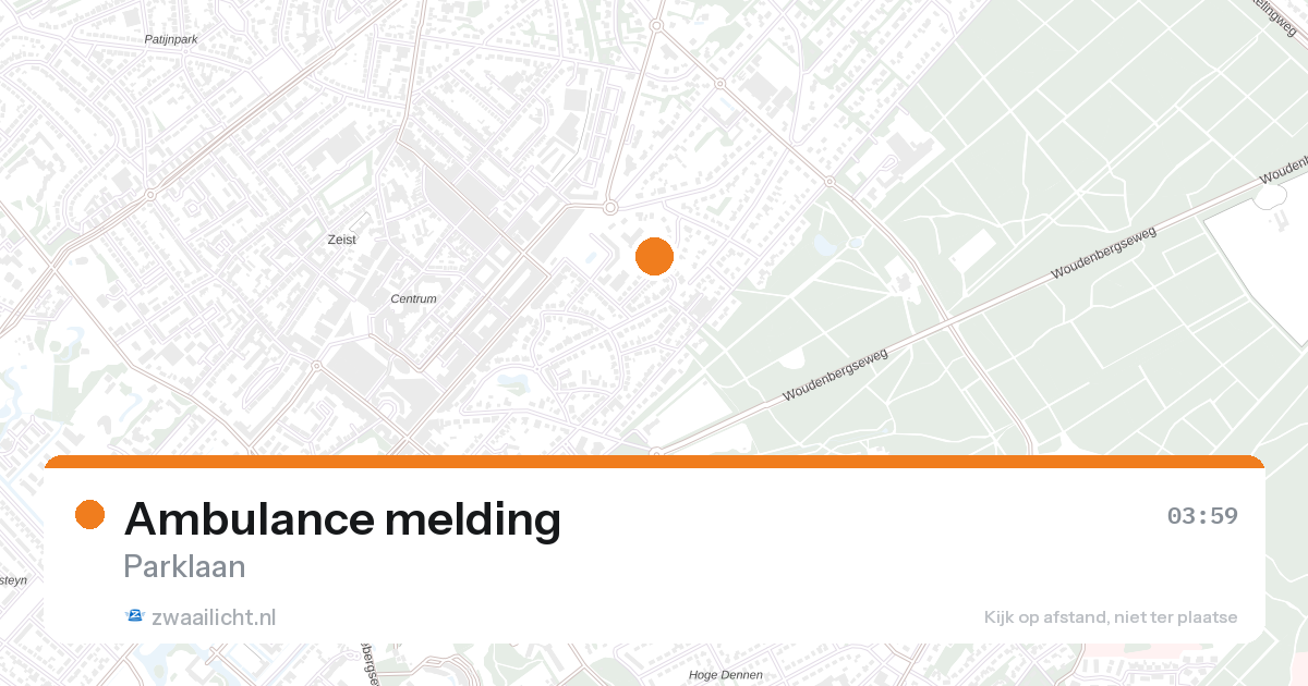 Ambulance melding — 1 feb 2026