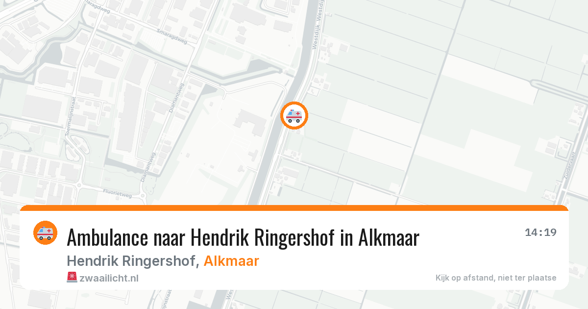 Ambulance naar Hendrik Ringershof in Alkmaar — 24 jul 2026