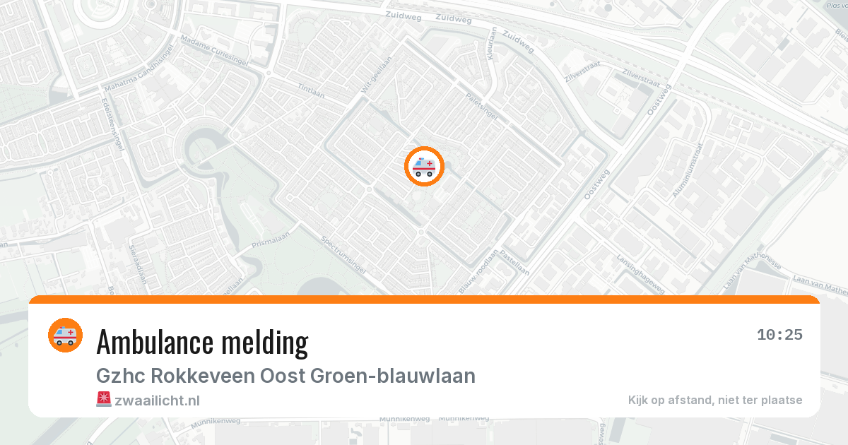Ambulance melding — 9 feb 2026