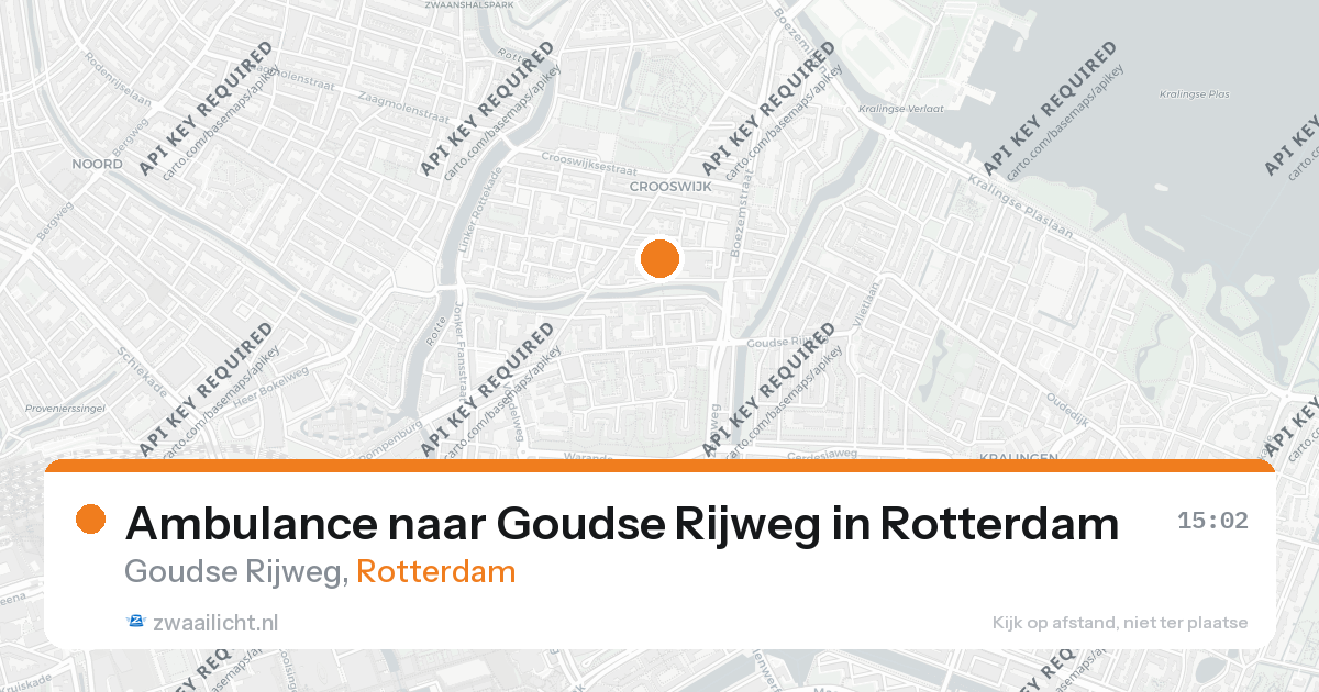 Ambulance naar Goudse Rijweg in Rotterdam — 26 aug 2026