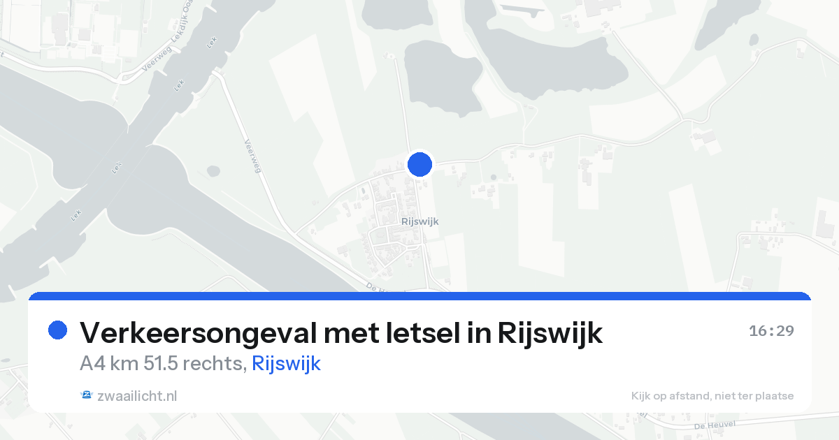 Verkeersongeval met letsel in Rijswijk — 14 apr 2026