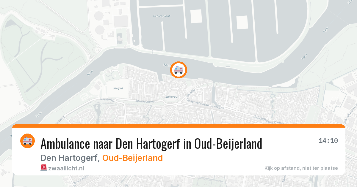 Ambulance naar Den Hartogerf in Oud-Beijerland — 16 jun 2026